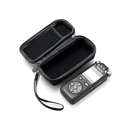  Hard CASE fits TASCAM DR-05X / DR-05 (Version 2/1) Portable Digital Recorder. - Includes Mesh Pocket for Accessories. by Caseling