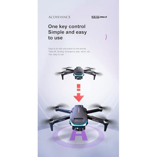  Ultra-light foldable drone aircraft, 3-axis gimbal with 4K camera, Selfie, HD video transmission, 18 minutes flight time, optical flow positioning, three-way obstacle avoidance aerial camera, ESC (2 Battery Version, Grey)