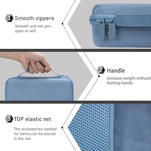  co2CREA Hard Travel Case Replacement for Bose SoundLink Flex Bluetooth Portable Speaker (Stone Blue Case)