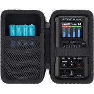co2CREA Hard Case Compatible with Zoom R4 MultiTrak handheld 4-Track Recorder, Case Only
