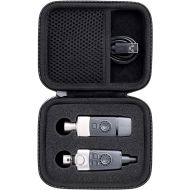 co2CREA Hard Case Compatible with Xvive U3 U3C Wireless Microphone System XLR Transmitter and Receiver
