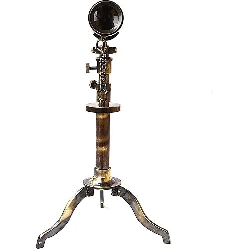  Nautical Telescope W. Ottway London 1915 Vintage Stand Brass Antique Telescope with Brass Extendable Tripod Home & Office Decor