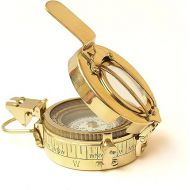 Marine Brass Compass Handmade Vintage Pocket Antique Maritime Sailor