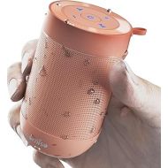 comiso X26M Portable Bluetooth Speaker,Waterproof Speaker IP65,5.3 Bluetooth,360 HD Sound,TWS Stereo Pairing,Built in Mic, Support TF Card-Pink