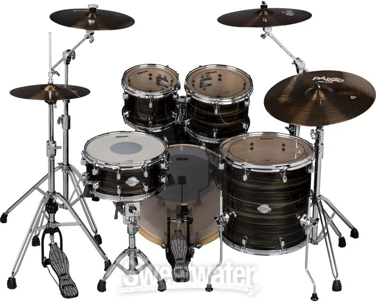  ddrum Dominion Birch 5-piece Shell Pack - Brushed Olive Metallic