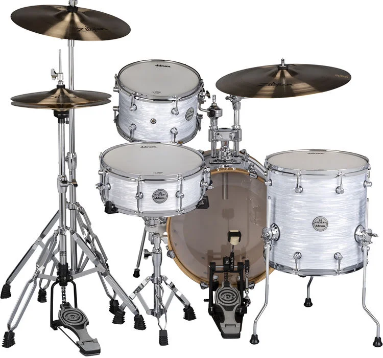  ddrum SE Flyer 4-piece Shell Pack - White Pearl