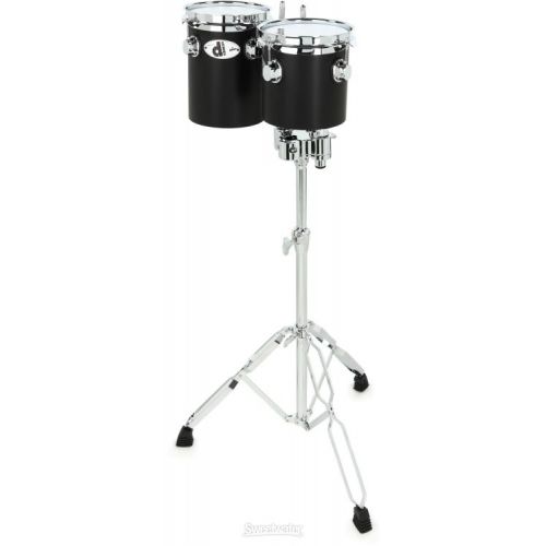  ddrum Deccabon Fiberglass Set - 6-inch/8-inch, Satin Black