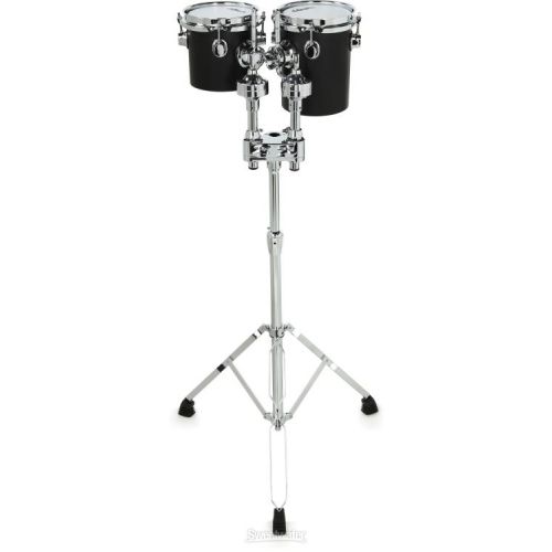  ddrum Deccabon Fiberglass Set - 6-inch/8-inch, Satin Black