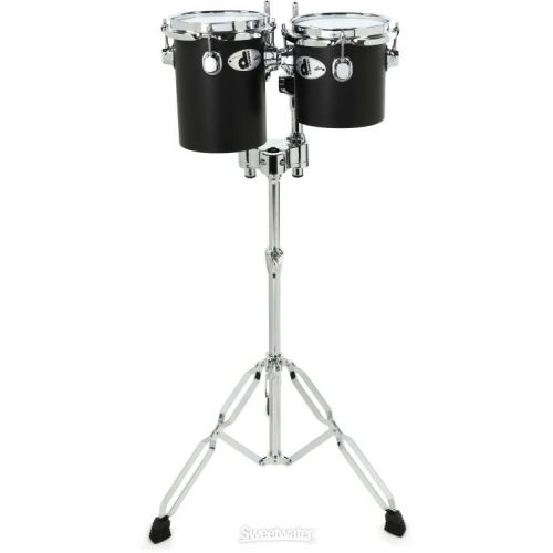  ddrum Deccabon Fiberglass Set - 6-inch/8-inch, Satin Black