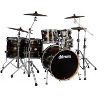 ddrum Dominion Birch 6-piece Shell Pack - Brushed Olive Metallic