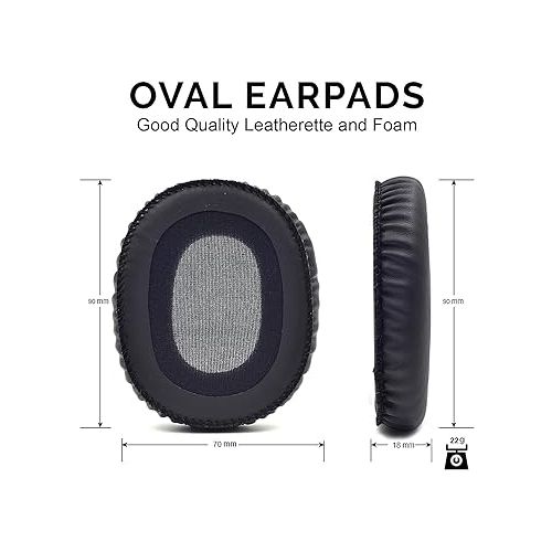  Monitor Earpads defean Replacement Ear Pads Ear Cushion Pillow Cover Compatible with Marshall Monitor Over-Ear Stereo Headphones