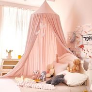 dix-rainbow Princess Decor Canopy for Kids Bed, Soft and Durable Bed Canopy for Girls Room Tent Canopy Dreamy Mosquito Net Bedding, Children Reading Nook Canopies Indoor