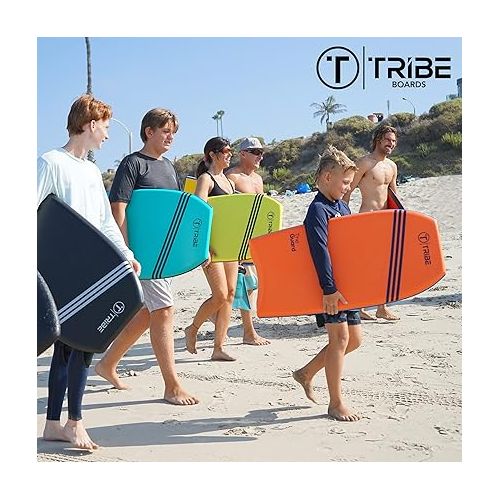  Tribe Guard Bodyboards - Body Boards for Adults and Kids - Board for Waves - Boogie Board for Beach Bodyboarding (34
