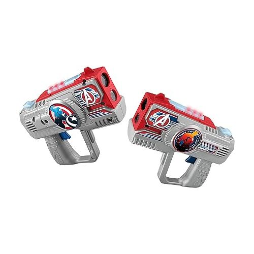  eKids Avengers Assemble Laser Tag for Kids Infared Lazer Tag Blasters Lights Up & Vibrates When Hit