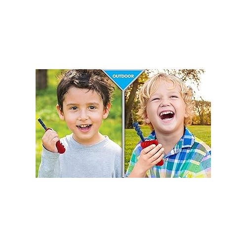  eKids Spidey and His Amazing Friends Toy Walkie Talkies for Kids, Indoor and Outdoor Toys for Kids and Fans of Spiderman Toys for Boys