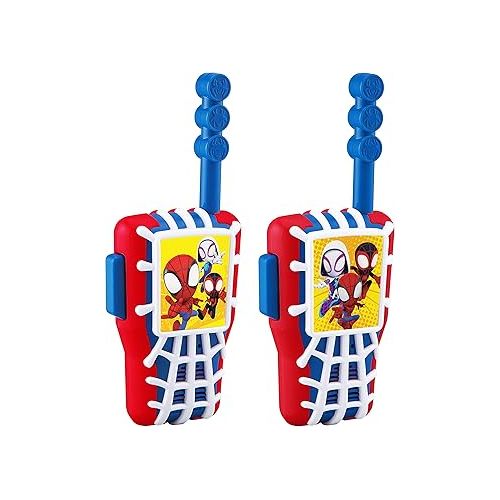  eKids Spidey and His Amazing Friends Toy Walkie Talkies for Kids, Indoor and Outdoor Toys for Kids and Fans of Spiderman Toys for Boys