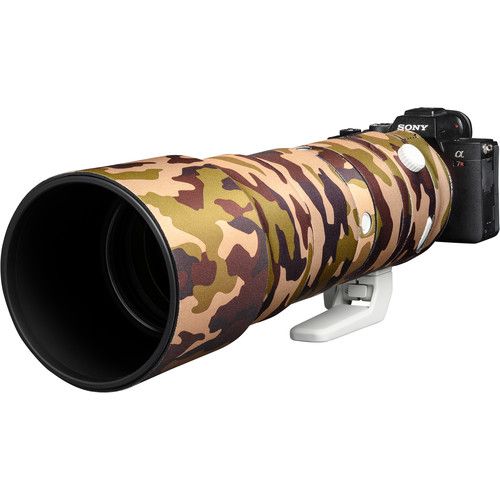  easyCover Lens Oak Neoprene Cover for Sony FE 200-600 f/5.6-6.3 G OSS Lens (Brown Camouflage)