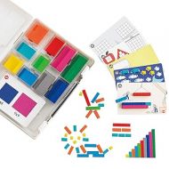 edxeducation Number Rods to Go - Hands-on Math Manipulative for Kids - Includes 231 Number Rods - 50 Double-Sided Activity Cards and Activity Book