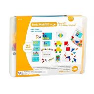 edxeducation Early Math101 To Go - Ages 3-4 - Geometry & Problem Solving - In Home Learning Kit for Kids - Homeschool Math Resources with 25+ Guided Activities