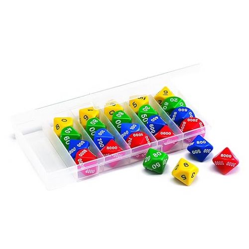  edxeducation Jumbo Place Value Dice Classroom Set - Set of 24