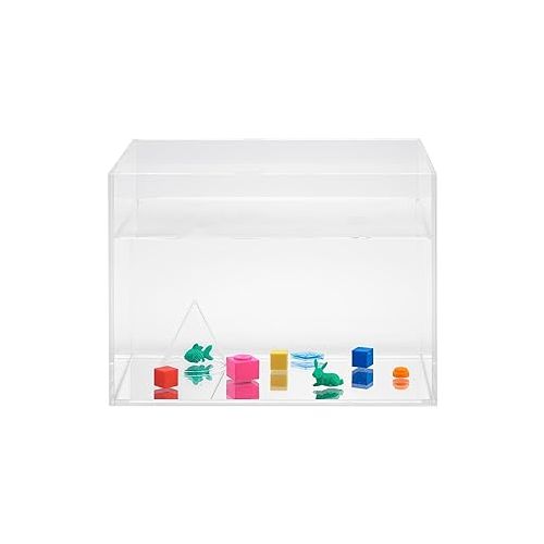  edxeducation Float or Sink Fun - 78-Piece Set - 10 Types of Manipulatives - Early Science Educational Toys - Observe Weight, Volume, Density and More.