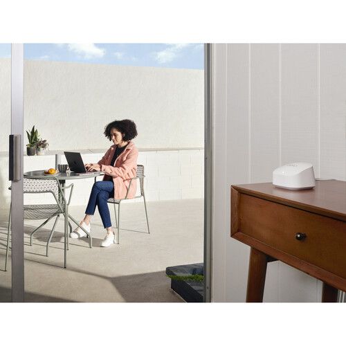  eero 6+ AX3000 Wi-Fi 6 Dual-Band Gigabit Mesh System (Router, 2 Extenders, White)