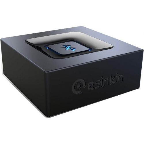  [아마존 핫딜]  [아마존핫딜]Esinkin Bluetooth Audio Adapter fuers Musik-Streaming-Sound System, Drahtloser Audio Adapter Arbeitet mit Smartphones und Tablets, Bluetooth-Empfanger fuer Lautsprecher－Schwarz