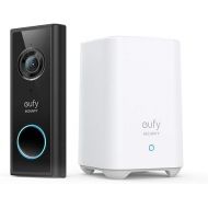 eufy Security, Video Doorbell S220 (Battery-Powered) Kit, Security Camera - 2K Resolution, 180-Day Battery Life, Encrypted Local Storage, No Monthly Fees, Built-in Storage, Motion Only Alert