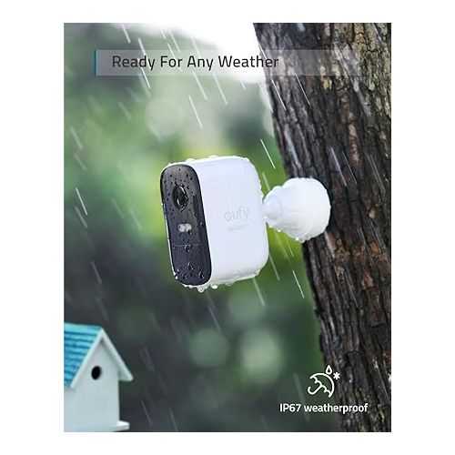  eufy Security eufyCam 2C Wireless Home Security Camera Add-on, Requires HomeBase 2, 180-Day Battery Life, HomeKit Compatibility, 1080p HD, No Monthly Fee, Motion Only Alert