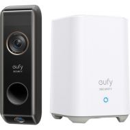 eufy Security S330 2K Wi-Fi Battery-Powered Video Doorbell & HomeBase 2 Kit