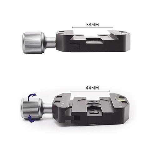  fotoconic CL-110N Quick Release Clamp Compatible with Arca Swiss QR Plate, Arca Clamp Relacement for Tripod Monopod