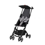 gb Pockit Air All Terrain Ultra Compact Lightweight Travel Stroller with Breathable Fabric in Velvet Black
