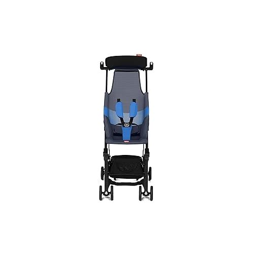  gb Pockit Air All Terrain Ultra Compact Lightweight Travel Stroller with Breathable Fabric in Night Blue , 28x17.5x39.8 Inch (Pack of 1)