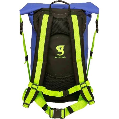  geckobrands Dueler Waterproof 32L Backpack, Use for Nearly Any Sport, 2 compartments, Separate Wet from Dry, Personalize