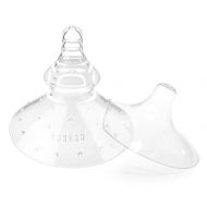 haakaa Nipple Shields for Nursing Newborn Silicone Nippleshield for Breastfeeding with Carry Case Combo, 2pc