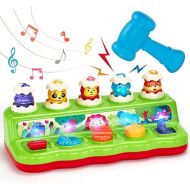 Toys for 1 Year Old Boy Baby Toddler Toys Age 1-2 for Boys Girls Gifts Pop up Toy with Music and Light for Toddlers 1-3 Cause and Effect Toys Stocking Stuffers for Toddlers 1-3 Birthday Gifts