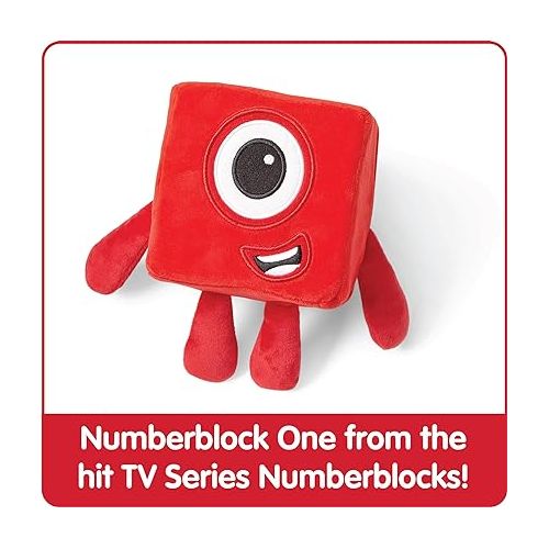  hand2mind Numberblock One Plush, Small Plush Figure Toys, Cute Plushies, Stuffed Toys, Kids Stuffies, Preschool Number Toys, Math Learning Toys, Toddler Imaginative Play, Birthday Gifts for Kids