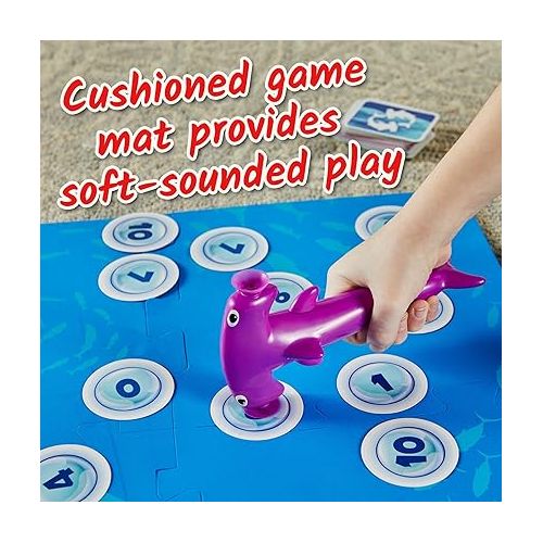  hand2mind Hammerhead Number Hunt! Math Game, Addition and Subtraction Games, Educational Board Games, Fun Games for Family Game Night, Kindergarten Learning Games for Kids Ages 5-7, Kids Learning Toys