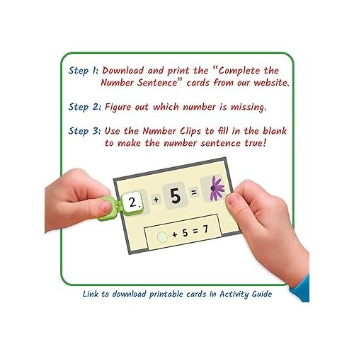  hand2mind Learn My Numbers Fine Motor Clips, Kids Clothespin Activities, Fine Motor Toys, Learning Numbers for Toddlers, Toddler Numbers and Counting, Preschool Learning Activities, Montessori Math