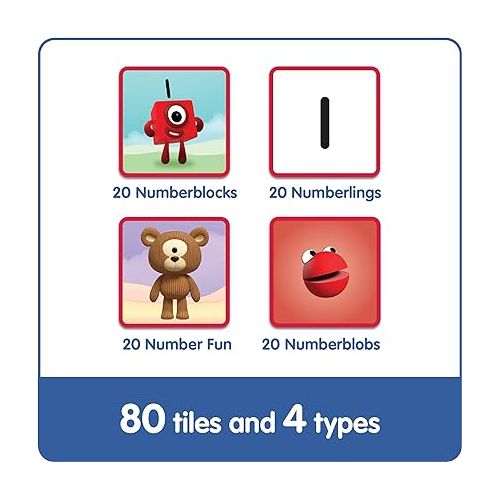  hand2mind Numberblocks Memory Match Game - Preschool Math and Counting Game for Ages 3-5