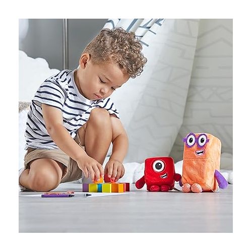  hand2mind Numberblocks One and Two Playful Pals, Small Plush Figure Toys, Cute Plushies, Stuffed Toys, Preschool Number Toys, Math Learning Toys, Toddler Imaginative Play, Birthday Gifts for Kids