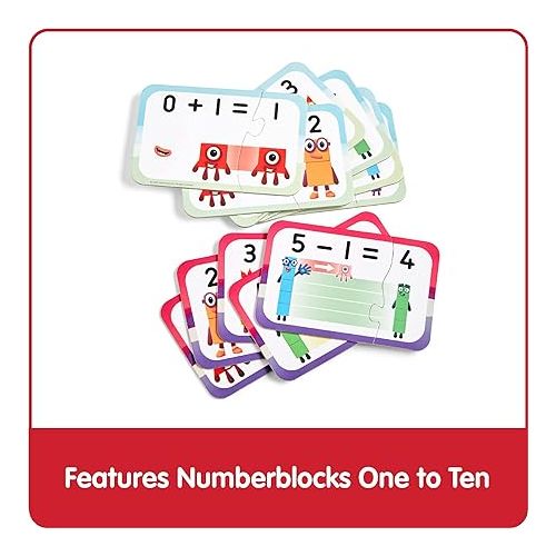  hand2mind Numberblocks Adding and Subtracting Puzzle Set, Addition and Subtraction Games, Number Puzzle, Math Games for Kids, Educational Toys, Toddler Matching Game, Preschool Learning Activities