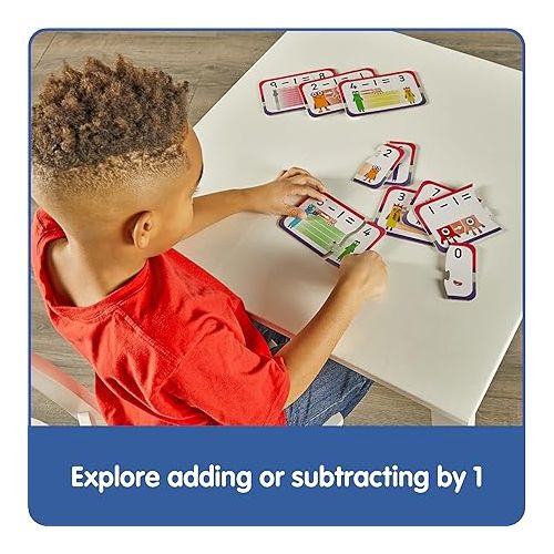 hand2mind Numberblocks Adding and Subtracting Puzzle Set, Addition and Subtraction Games, Number Puzzle, Math Games for Kids, Educational Toys, Toddler Matching Game, Preschool Learning Activities