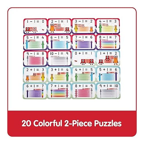  hand2mind Numberblocks Adding and Subtracting Puzzle Set, Addition and Subtraction Games, Number Puzzle, Math Games for Kids, Educational Toys, Toddler Matching Game, Preschool Learning Activities