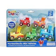 hand2mind Numberblocks Mini Vehicles, Toy Vehicle Playsets, Small Race Car Toy, Cartoon Character Toys, Collectible Action Figures for Kids, Toddler Imaginative Play Toys