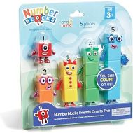 hand2mind Numberblocks Friends One to Five Figures, Cartoon Action Figure Set, Toy Figures, Play Figure Playsets, Small Figurines for Kids, Number Toys, Math Toys for Kids 3-5, Birthday Gifts for Kids