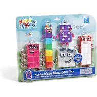 hand2mind Numberblocks Friends Six to Ten Figures, Cartoon Action Figure Set, Toy Figures, Play Figure Playsets, Small Figurines for Kids, Number Toys, Math Toys for Kids 3-5, Birthday Gifts for Kids