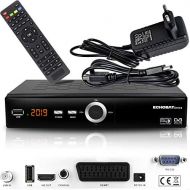 [아마존 핫딜]  [아마존핫딜]Hd-line Echosat 20900 M Digital Satelliten Sat Receiver - (HDTV, DVB-S/S2, HDMI, SCART, 2X USB 2.0, Full HD 1080p) [Vorprogrammiert fuer Astra Hotbird Tuerksat]