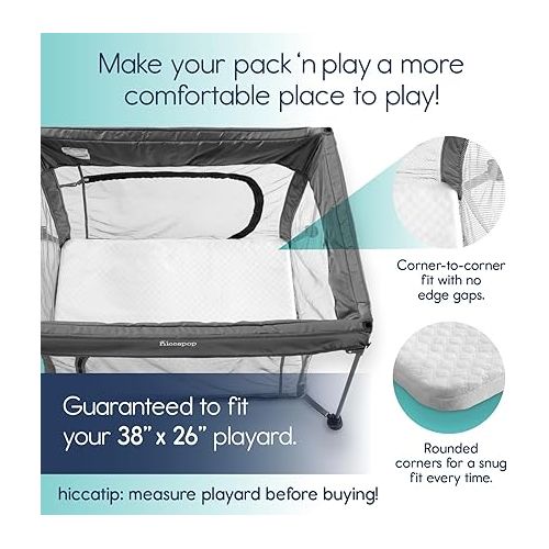  hiccapop Pack and Play Mattress Pad for (38