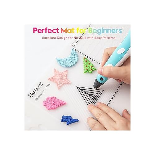  Transparent 3D Pen Mat, 24